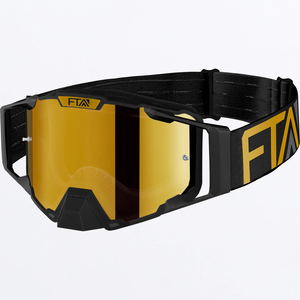 FXR Stylz MX Goggles - Black/Gold